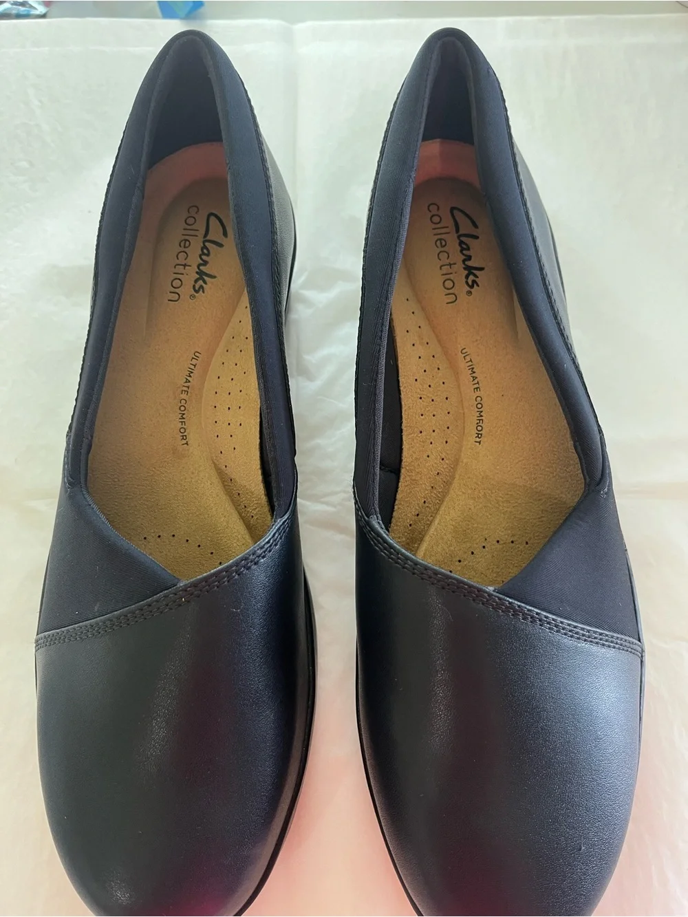 NWT Clark's Suttyn Walk Women's Leather Wedges